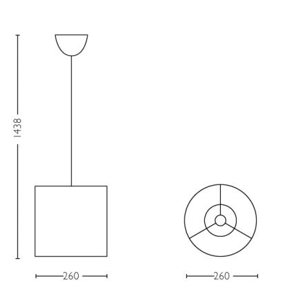 Philips - LED Kinder hanglamp 1xE27/23W/230V