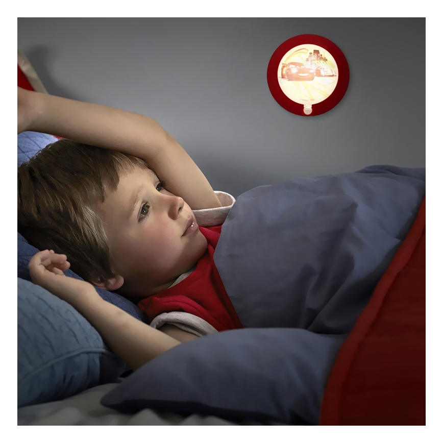 Philips 71765/32/16 - LED Kinderlamp met sensor DISNEY CARS 1xLED/0,06W/2xAAA