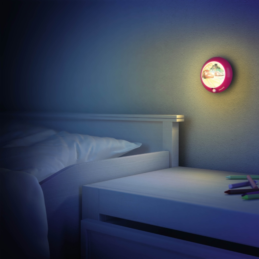 Philips 71765/32/16 - LED Kinderlamp met sensor DISNEY CARS 1xLED/0,06W/2xAAA