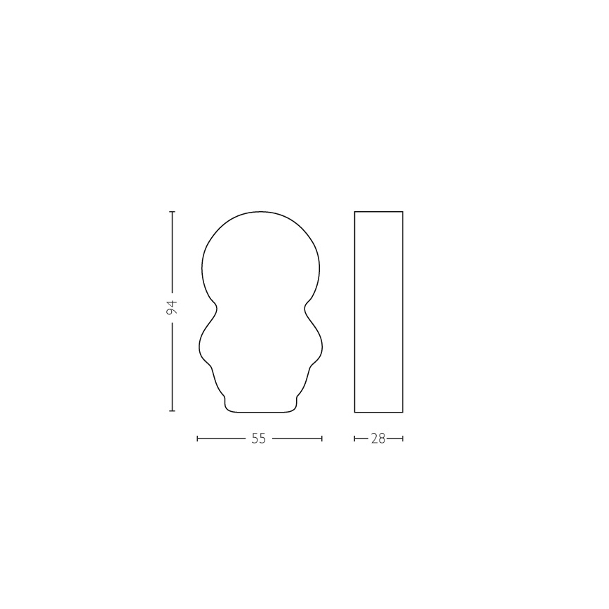 Philips - LED Kinderzaklamp 1xLED/0.3W/2xAAA