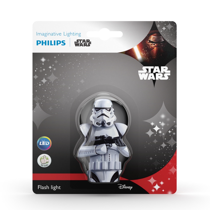 Philips 71767/97/16 - LED Kinder zaklamp DISNEY STAR WARS 1xLED/0,3W/2xAAA