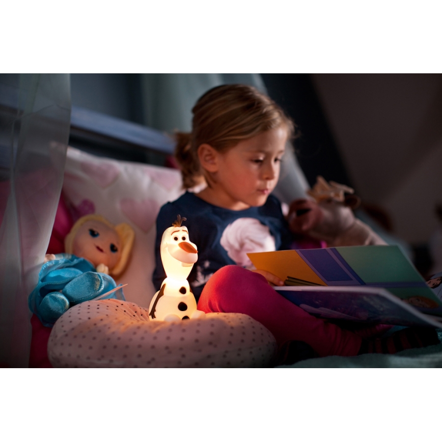 Philips 71768/08/16 - Kinder LED Lamp DISNEY FROZEN 1xLED/0,3W/3V