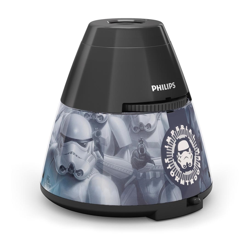 Philips 71769/99/16 - LED Nachtlamp en projector DISNEY STAR WARS LED/0,1W/3xAA