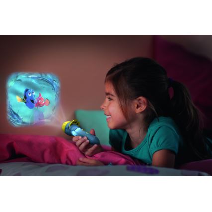 Philips 71788/90/16 - LED Kinder zaklamp projector DISNEY DORY LED/3xLR44