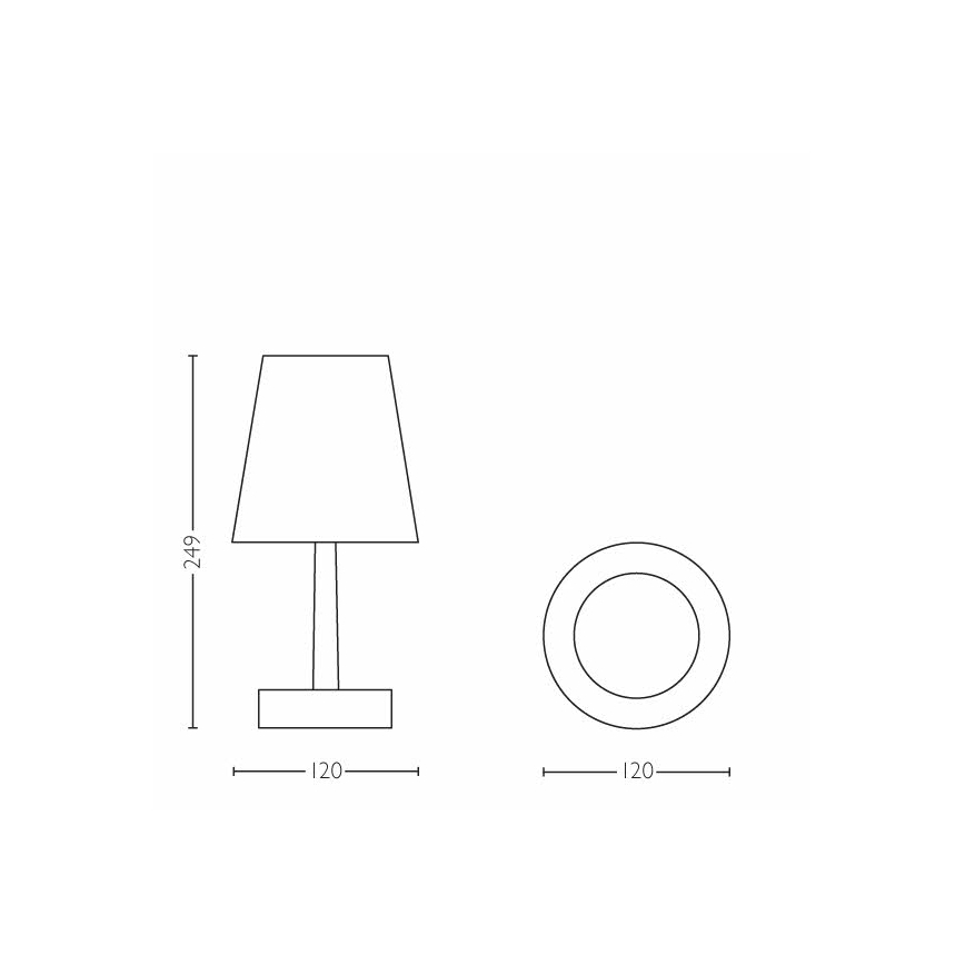 Philips - LED Kindertafellamp 1xLED/0,6W/3xAA