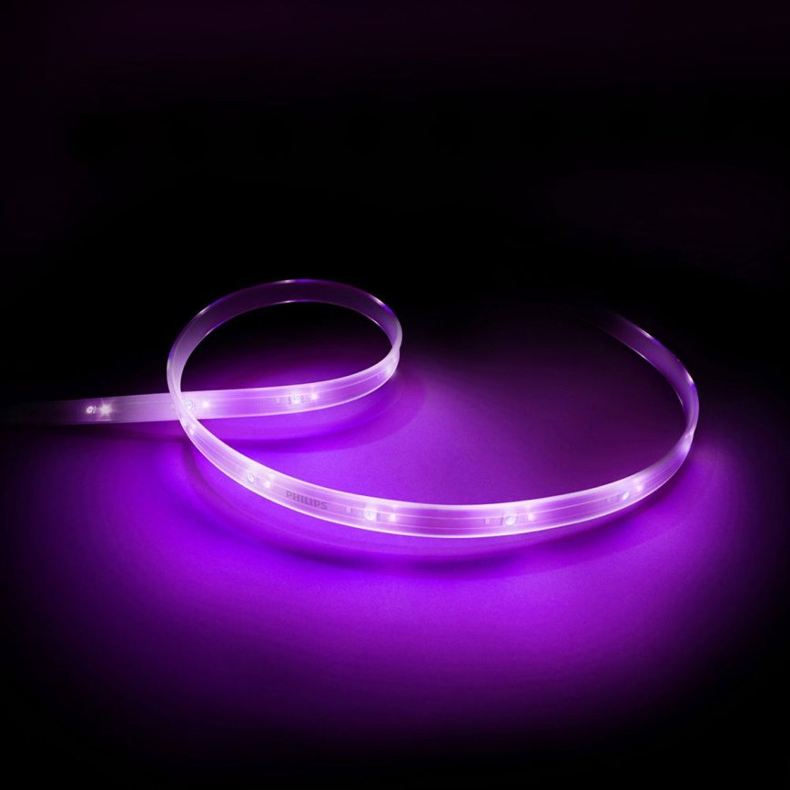 Philips - RGB LED Strip dimbaar Hue LIGHTSTRIP verlengstuk 1m
