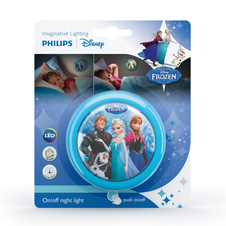 Philips 71924/08/16 - Kinder LED Touch lamp DISNEY FROZEN LED/0,3W/2xAAA