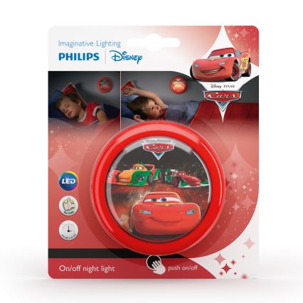 Philips 71924/32/16 - Kinder LED Touch lamp DISNEY CARS LED/0,3W/2xAA