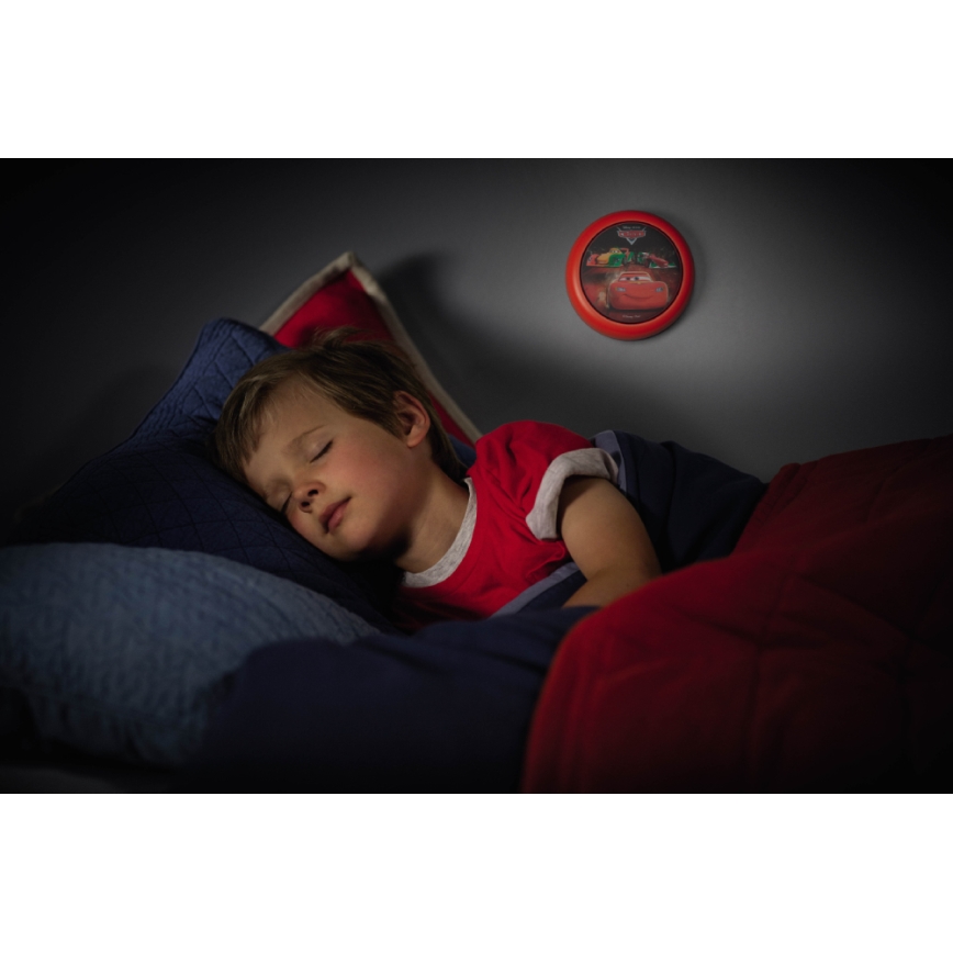 Philips 71924/32/16 - Kinder LED Touch lamp DISNEY CARS LED/0,3W/2xAA