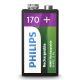 Philips 9VB1A17/10 - Oplaadbare batterij MULTILIFE NiMH/9V/170 mAh