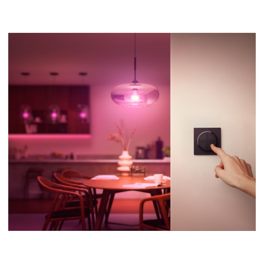 Philips - Afstandsbediening met Schakelaar Hue TAP 1xCR2032 zwart