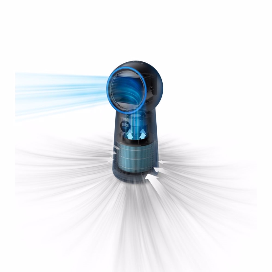 Philips AMF220/15 - Luchtzuiveraar, ventilator en luchtverwarmer 3in1 SERIES 2000 230V + afstandsbediening