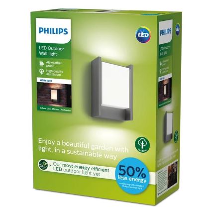 Philips - LED Buitenwandlamp LED/3,8W/230V 3000K IP44