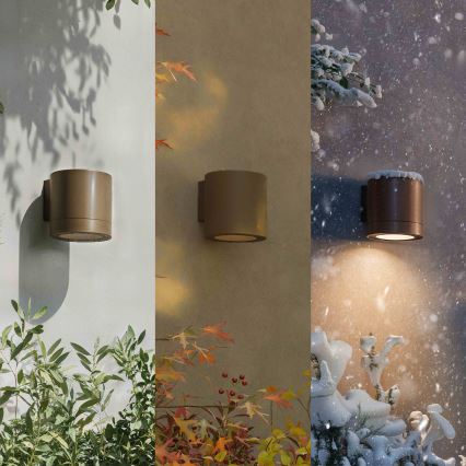 Philips - Buitenwandlamp FYLX 1xGU10/5W/230V bruin IP44