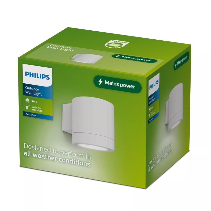 Philips - Buitenwandlamp FYLX 1xGU10/5W/230V wit IP44