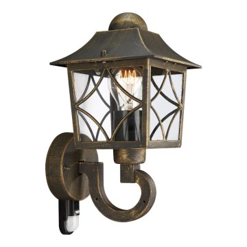 Philips - Buitenwandlamp met sensor 1x E27 / 60W / 230V IP44