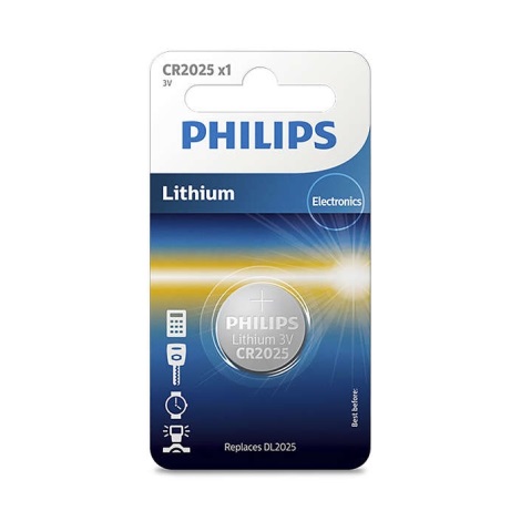 Philips CR2025/01B - Lithium batterij CR2025 MINICELLS 3V