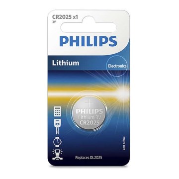 Philips CR2025/01B - Lithiumbatterij CR2025 MINICELLS 3V 165mAh