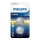 Philips CR2032P2/01B - 2 st. Lithium knoopcel batterij CR2032 MINICELLS 3V 240mAh