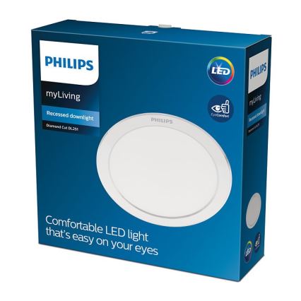 Philips DIAMOND - LED Inbouwlamp LED / 17W / 230V 4000K