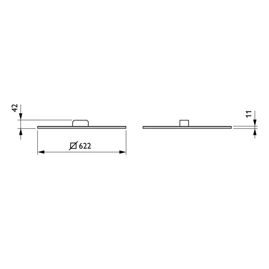 Philips - Dimbaar LED Inbouw Paneel CORELINE LED/36W/230V 4000K IP44