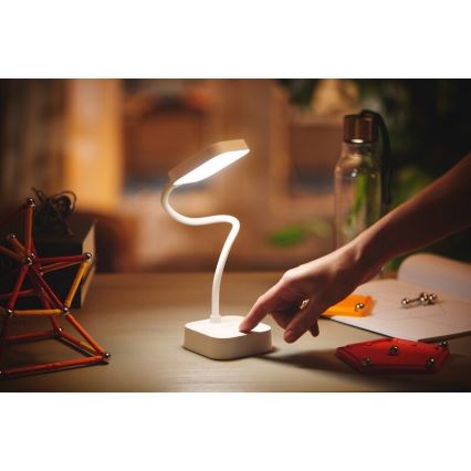 Philips - Dimbaar LED touch tafellampje ROCK LED/5W/5V 1800 mAh