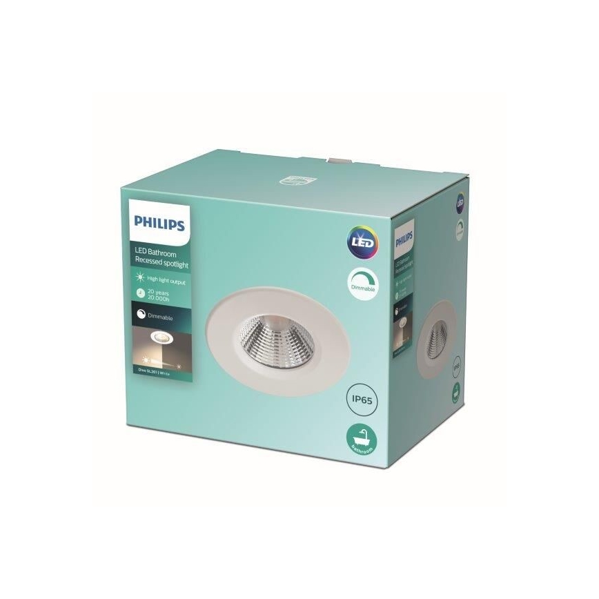 Philips - Dimbare LED Badkamer Lamp LED/5.5W/230V 2,700K IP65