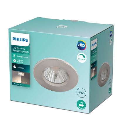 Philips - Dimbare LED Badkamer Lamp DIVE LED/5.5W/230V 2,700K IP65