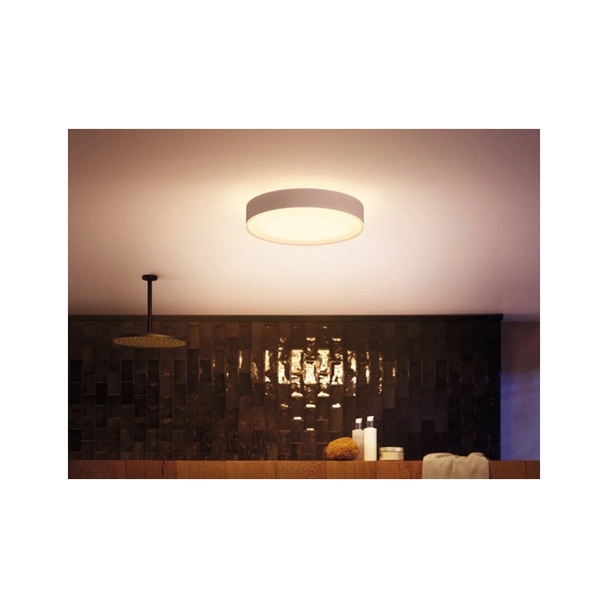 Philips - Dimbare LED Badkamer Lamp Hue DEVERE LED/33,5W/230V IP44 d. 425 mm 2200-6500K + afstandsbediening