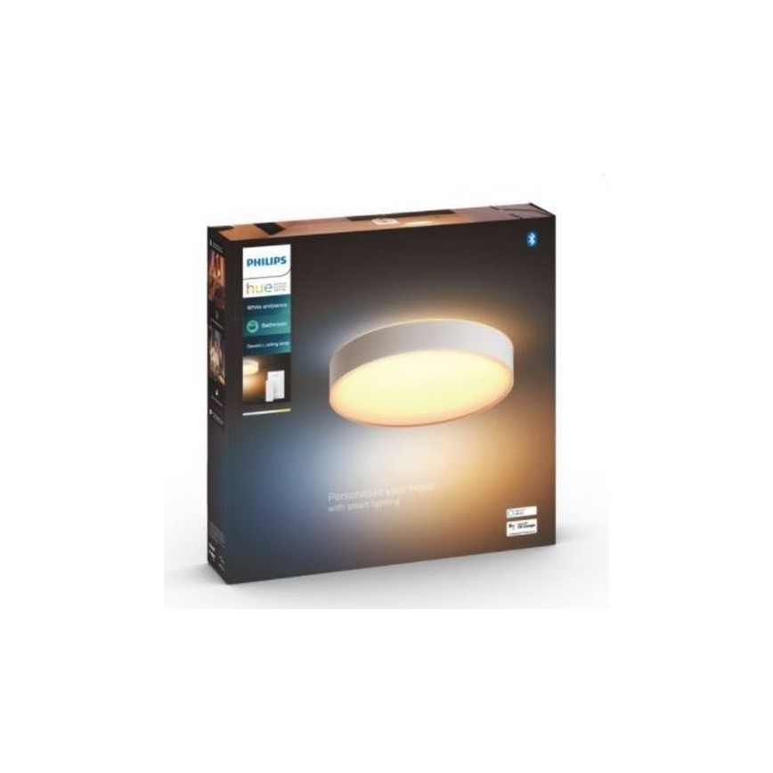 Philips - Dimbare LED Badkamer Lamp Hue DEVERE LED/33,5W/230V IP44 d. 425 mm 2200-6500K + afstandsbediening