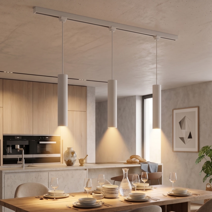 Philips - LED dimbare pendellamp aan kabel in EASYLINK railsysteem 3xGU10/6,2W/230V 2200-2700K 1m wit