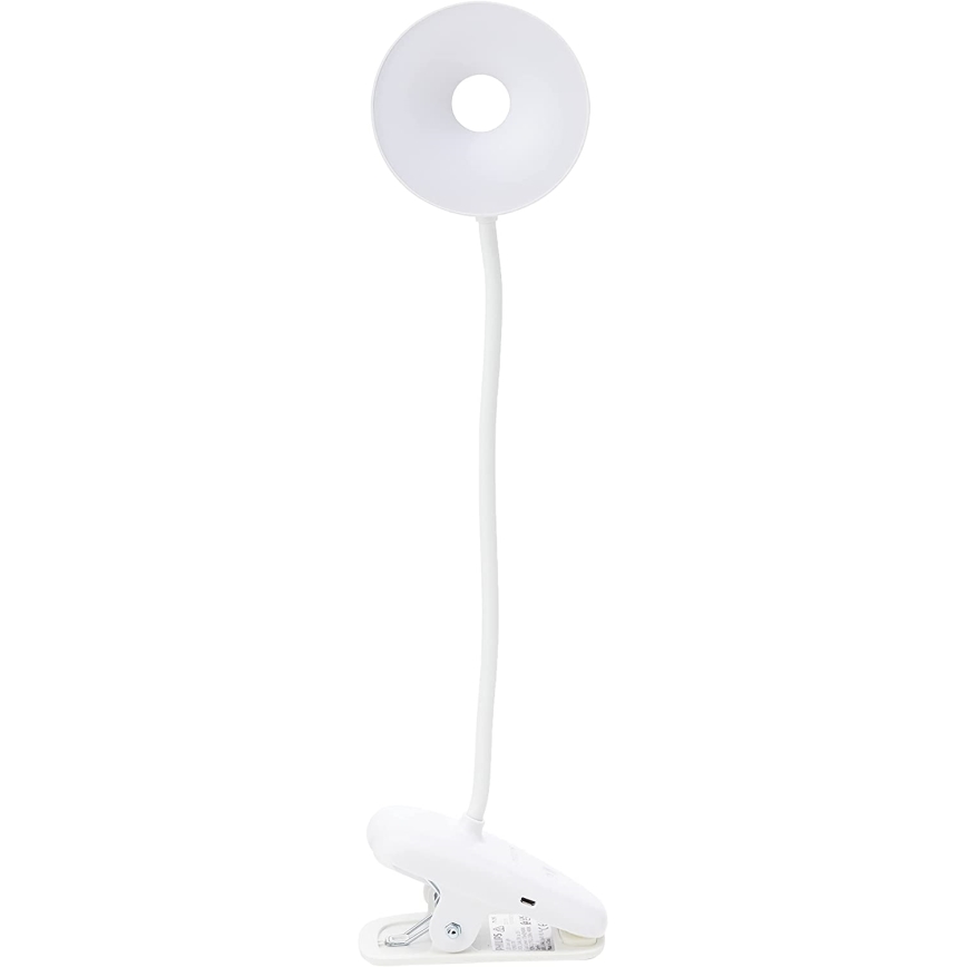 Philips - Dimbare LED lamp met klem DONUTCLIP LED/3W/5V 1200 mAh CRI 90 wit