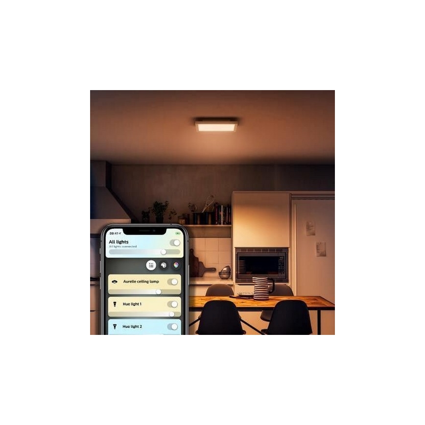 Philips - Dimbare LED Plafond Lamp Hue LED/19W/230V 2200-6500K + afstandsbediening