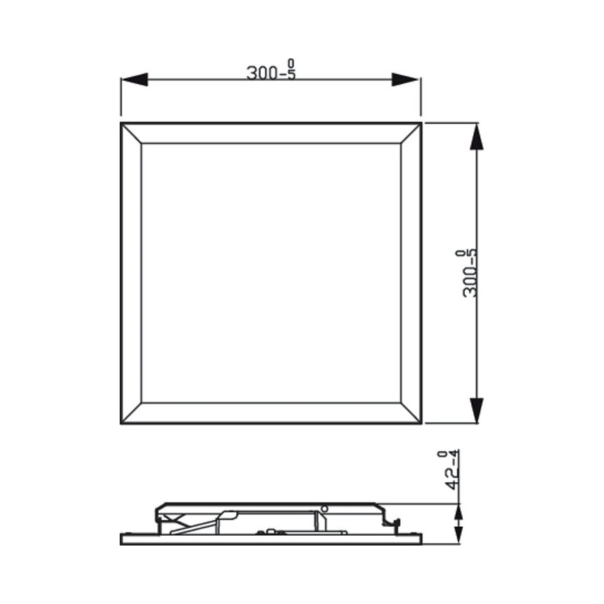 Philips - Dimbare LED Plafond Lamp SCENE SWITCH LED/12W/230V 4000K