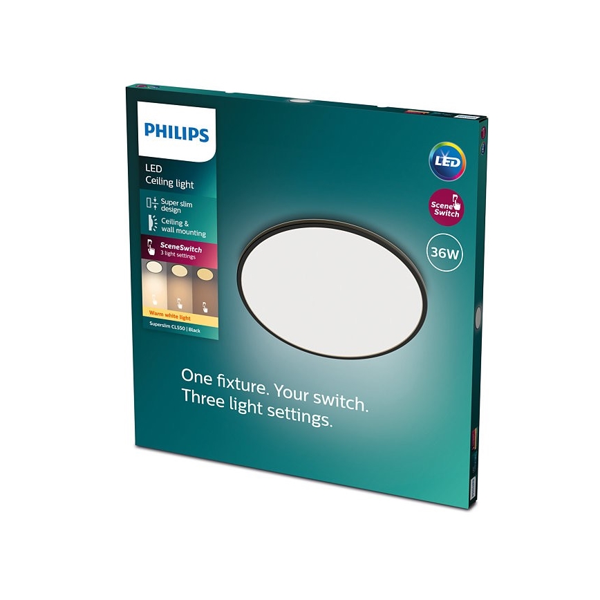 Philips - Dimbare LED Plafond Lamp SCENE SWITCH LED/36W/230V