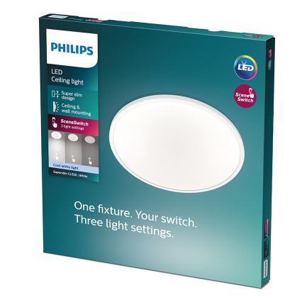 Philips - Dimbare LED-plafondlamp LED/18W/230V 4000K