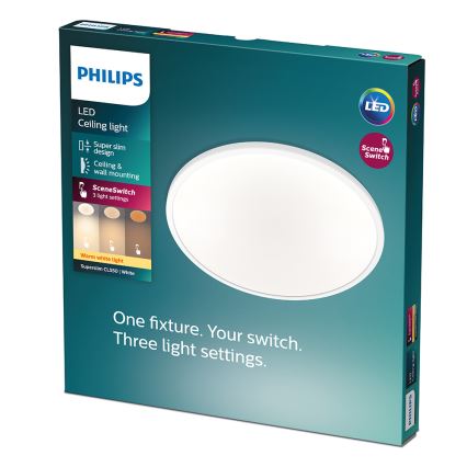 Philips - Dimbare LED-plafondlamp LED/15W/230V 2700K