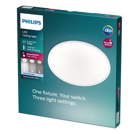 Philips - Dimbare LED-plafondlamp LED/15W/230V 4000K