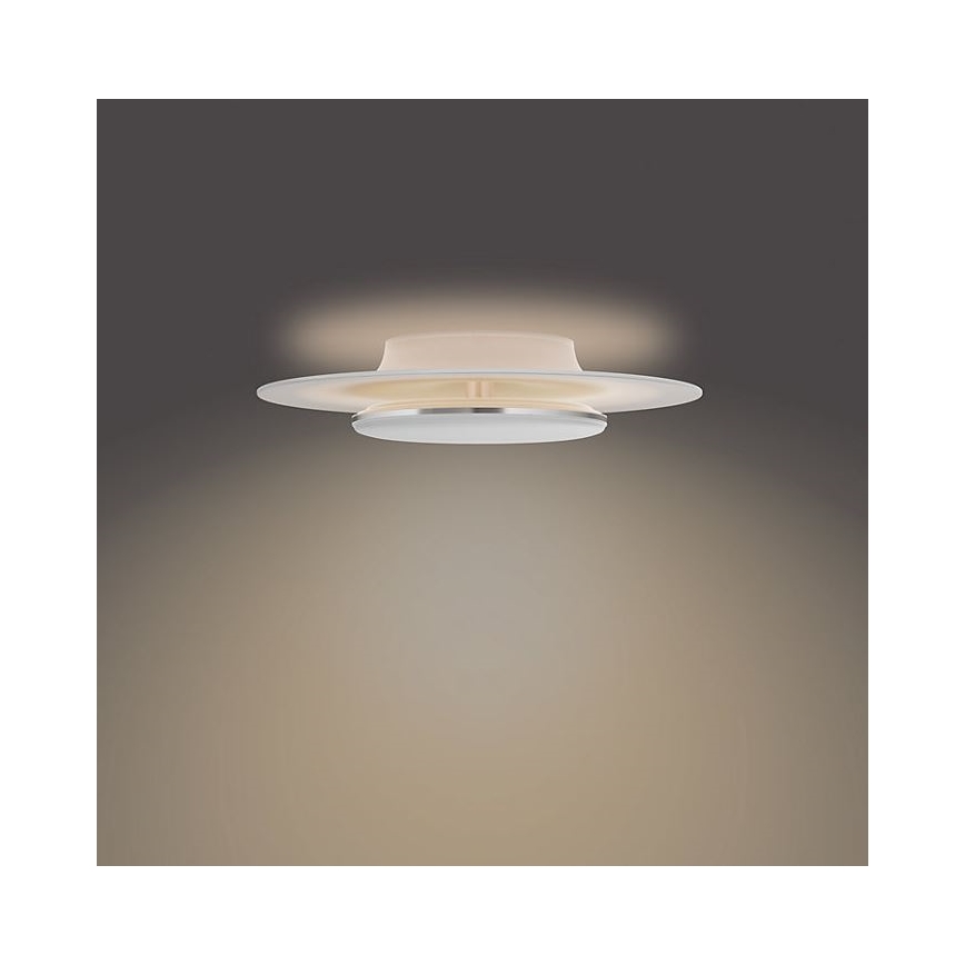 Philips- Dimbare LED Plafondlamp SCENE SWITCH LED/30W/230V 2700K zilver