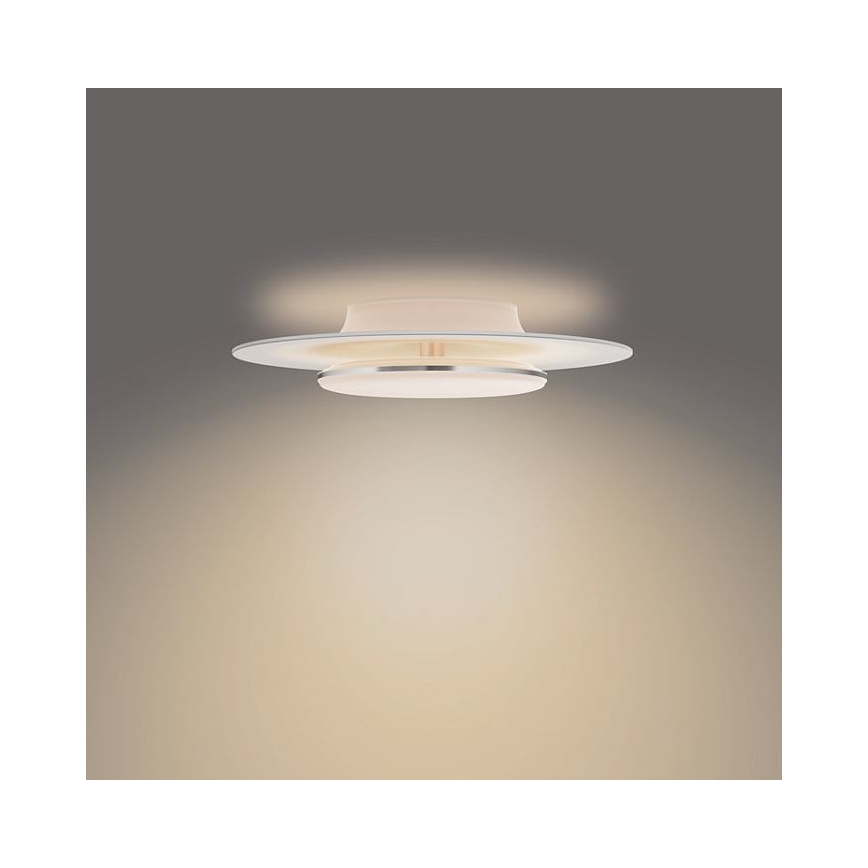 Philips- Dimbare LED Plafondlamp SCENE SWITCH LED/30W/230V 2700K zilver