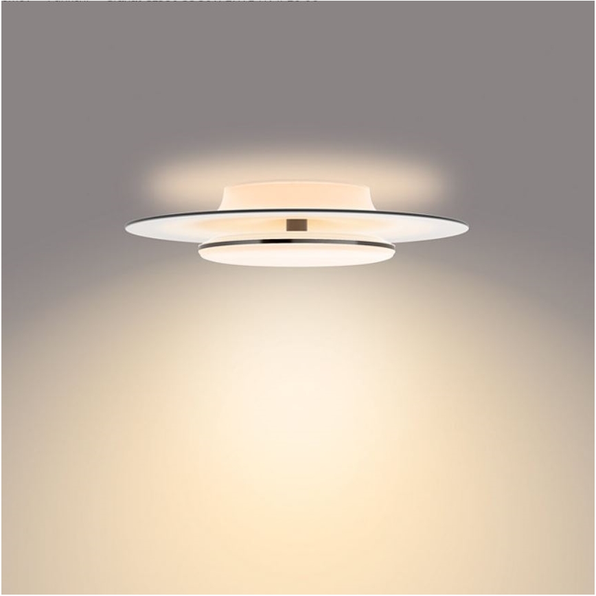 Philips- Dimbare LED Plafondlamp SCENE SWITCH LED/30W/230V 2700K zwart