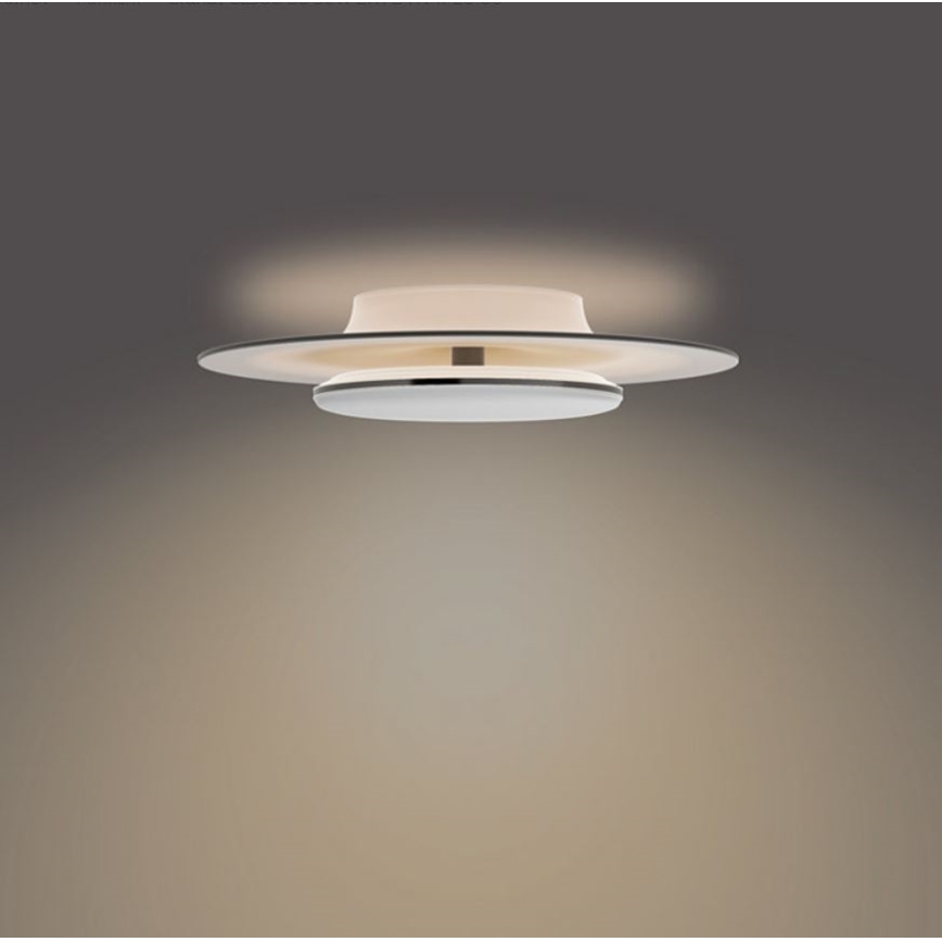 Philips- Dimbare LED Plafondlamp SCENE SWITCH LED/30W/230V 2700K zwart