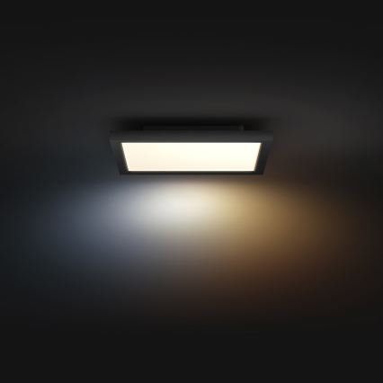 Philips - Dimbare LED-plafondlamp Hue AURELLE LED/19W/230V 2200-6500K 30x30 cm zwart