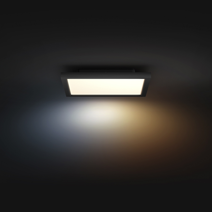 Philips - Dimbare LED-plafondlamp Hue AURELLE LED/19W/230V 2200-6500K 30x30 cm zwart