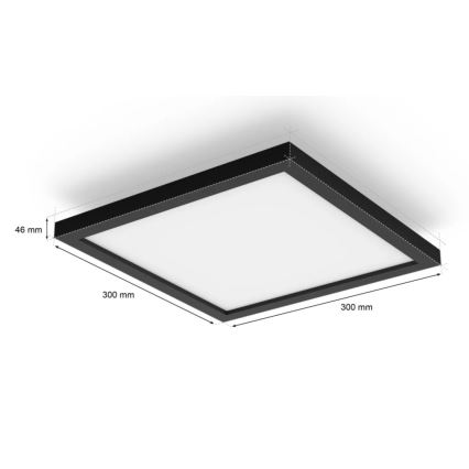 Philips - Dimbare LED plafondlamp Hue AURELLE LED/19W/230V + afstandsbediening