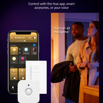 Philips - Dimbare LED-plafondlamp Hue AURELLE LED/39W/230V 2200-6500K 60x60 cm wit