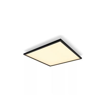 Philips - dimbare LED-plafondlamp Hue AURELLE LED/39W/230V 2200-6500K 60x60 cm zwart