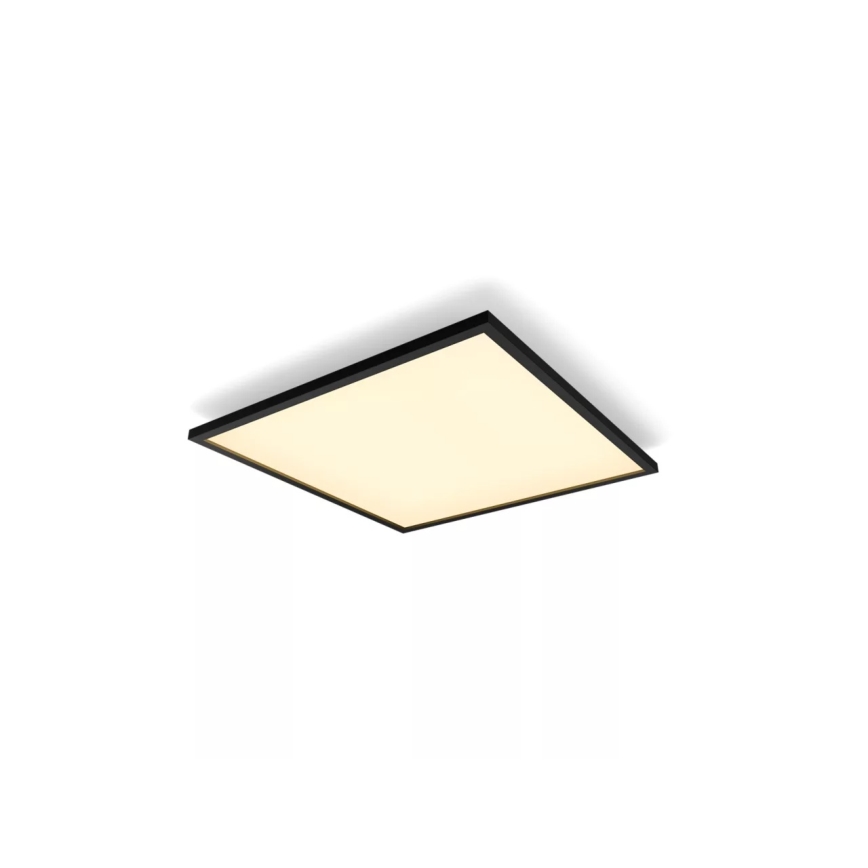Philips - dimbare LED-plafondlamp Hue AURELLE LED/39W/230V 2200-6500K 60x60 cm zwart