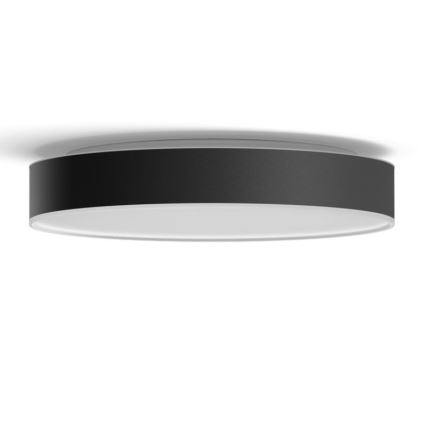 Philips - Dimbare LED plafondlamp Hue LED/33,5W/230V 2200-6500K diameter 425 mm zwart + afstandsbediening