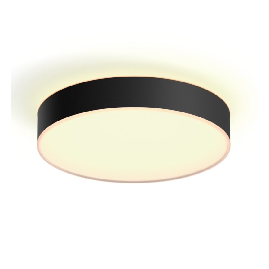 Philips - Dimbare LED plafondlamp Hue LED/19,2W/230V 2200-6500K diameter 381 mm zwart + afstandsbediening
